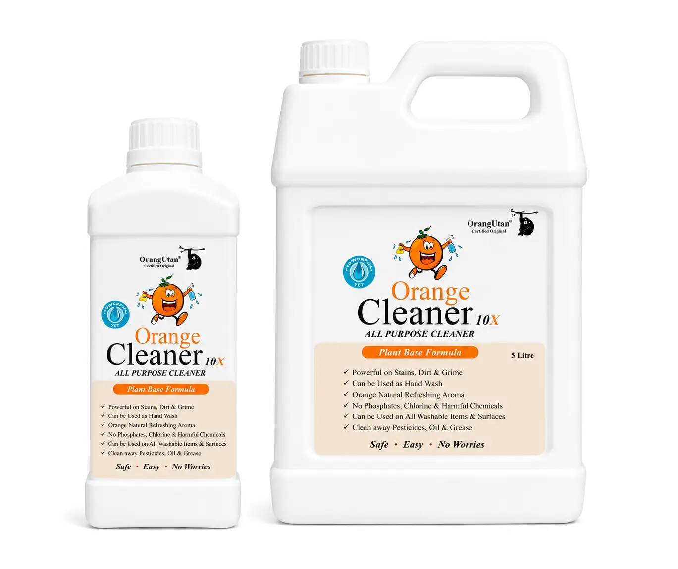 orange cleaner (10x concentrate formula) natural all purpose cleaner (plant based formula)