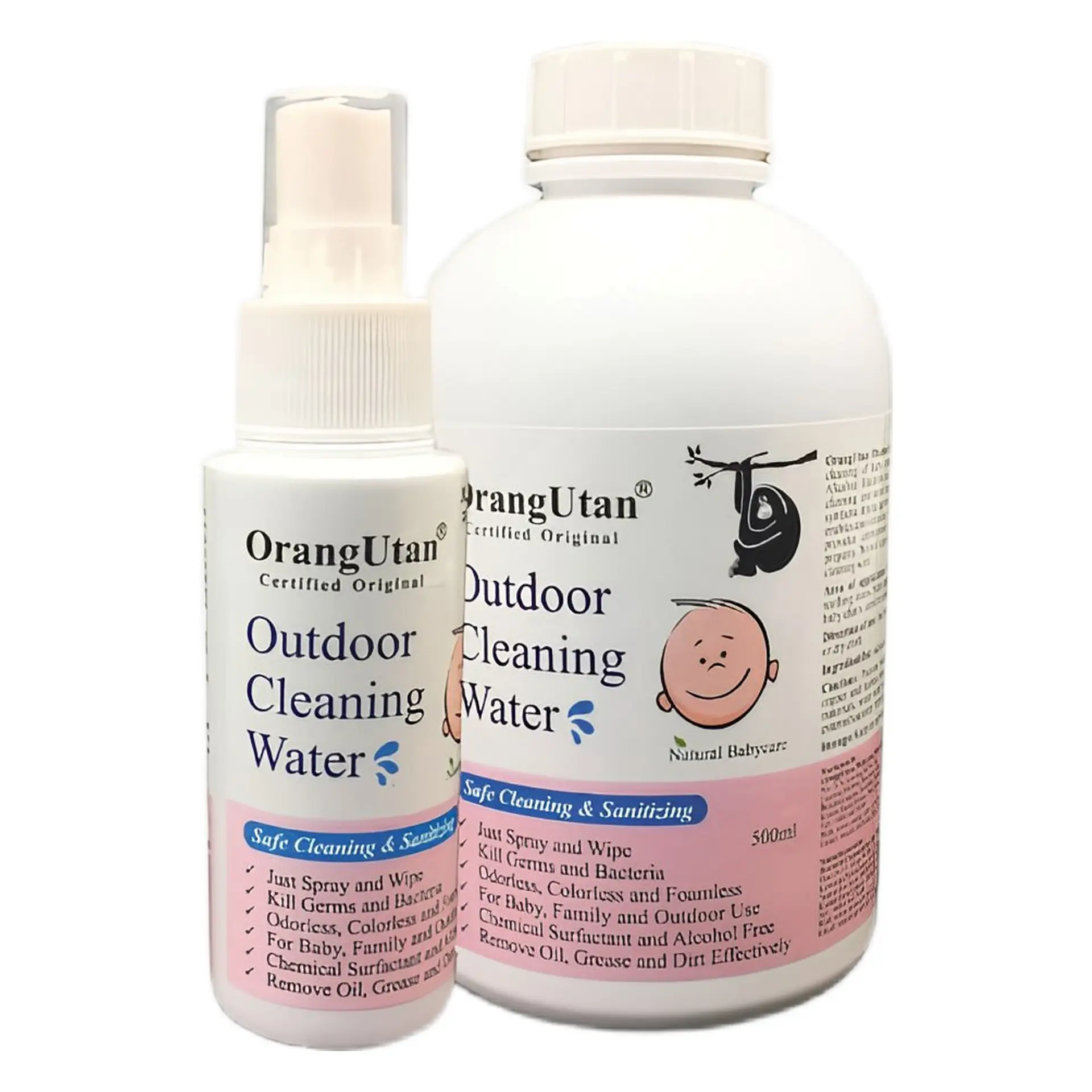 baby outdoor cleaning water